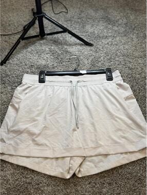Lululemon Light Beige Athletic Shorts Size 10